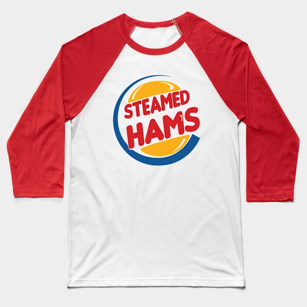 Steamed Hams Baseball T-Shirt by fandemonium